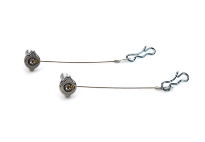Goupille d'aile supérieure en titane de 22,22 mm x 6,35 mm la paire