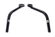 Front Wing Post Chassis to Side Board Pair Black