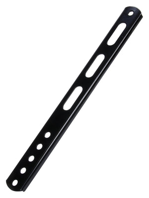 Sangle d'aile à nez plat en acier inoxydable noir