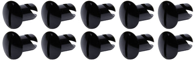 Attaches Dzus à tête ovale, longueur 0,500, lot de 10, noirs