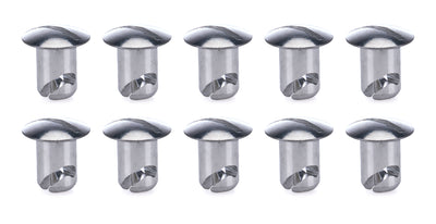 Boutons à tête ovale 0,450 po de long, paquet de 10
