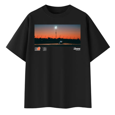 T-Shirt Sprint Car Front Black Large