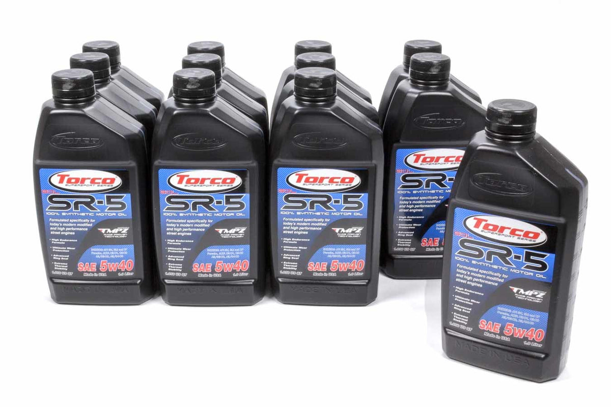Huile moteur synthétique SR-5 GDL 5w40 carton de 12x1-litre