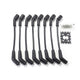 8.5mm Black Wire Set 135 Degree Boots