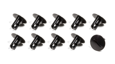 Bouton à tête large, longueur 0,500, aluminium noir, paquet de 10