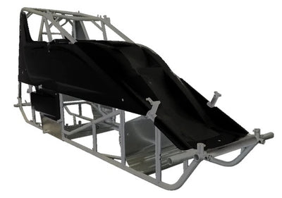 Sprint Car Kit B X-Wedge Black Inside Rail Body