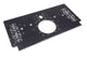 Plaque moteur arrière en aluminium, rail surélevé, noire, Sprint