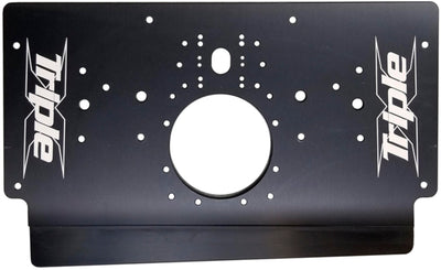 Plaque de support de moteur arrière pour Sprint Car Longue Noire