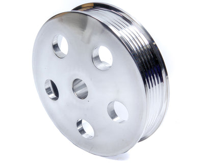 Poulie de courroie serpentine - Aluminium poli