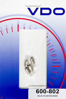Ampoule 9/32 12V 2W (Lot de 4)