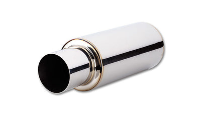 Silencieux TPV TURBO avec embout rond droit de 4 pouces