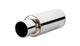 Silencieux TPV TURBO avec embout rond coupé droit de 4 po