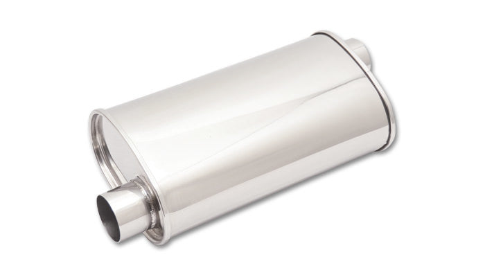 Silencieux ovale STREETPOWER entrée/sortie 2,5 po
