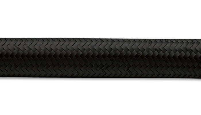 Tuyau flexible tressé en nylon noir de 60 cm (2 pi) de diamètre