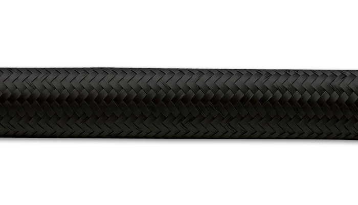 Rouleau de 15,24 m de tuyau flexible tressé en nylon noir -10AN