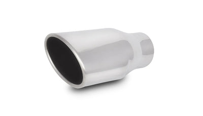 4.5in x 3in Oval Stainle ss Steel Tip Single Wall