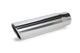 Pointe Inox Ronde 3" Simple Paroi Angle