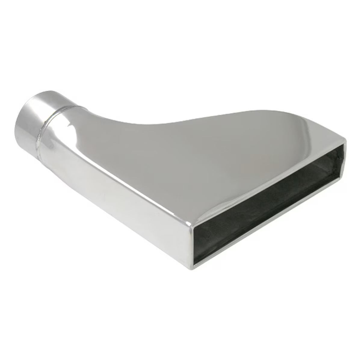 Pointe rectangulaire en acier inoxydable de 7,5 po x 2 po