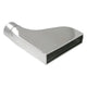 Pointe rectangulaire en acier inoxydable de 7,5 po x 2 po
