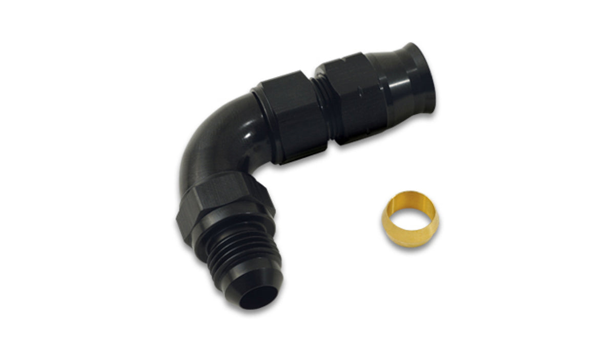 Raccord adaptateur de tube 90 degrés Mâle -6AN vers 3