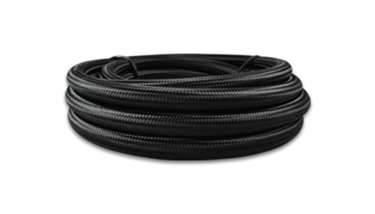 Tuyau tressé en nylon noir de 3 m -12AN