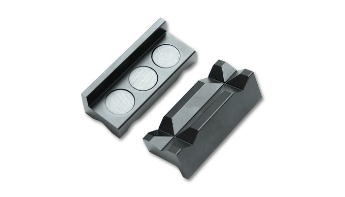 Mors d'étau en aluminium usiné