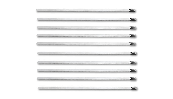 Colliers de serrage en acier inoxydable de 36,8 cm de long, paquet de 10