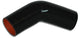 Tuyau silicone coude 45° DI 2-1/2" x 4-1/2" L