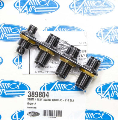 Clips de cloison étanches 4 voies en ligne O-Ring n° 6 et n° 10