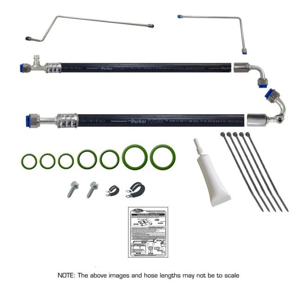 Kit de tuyaux A/C pour GM Pick-up 81-87