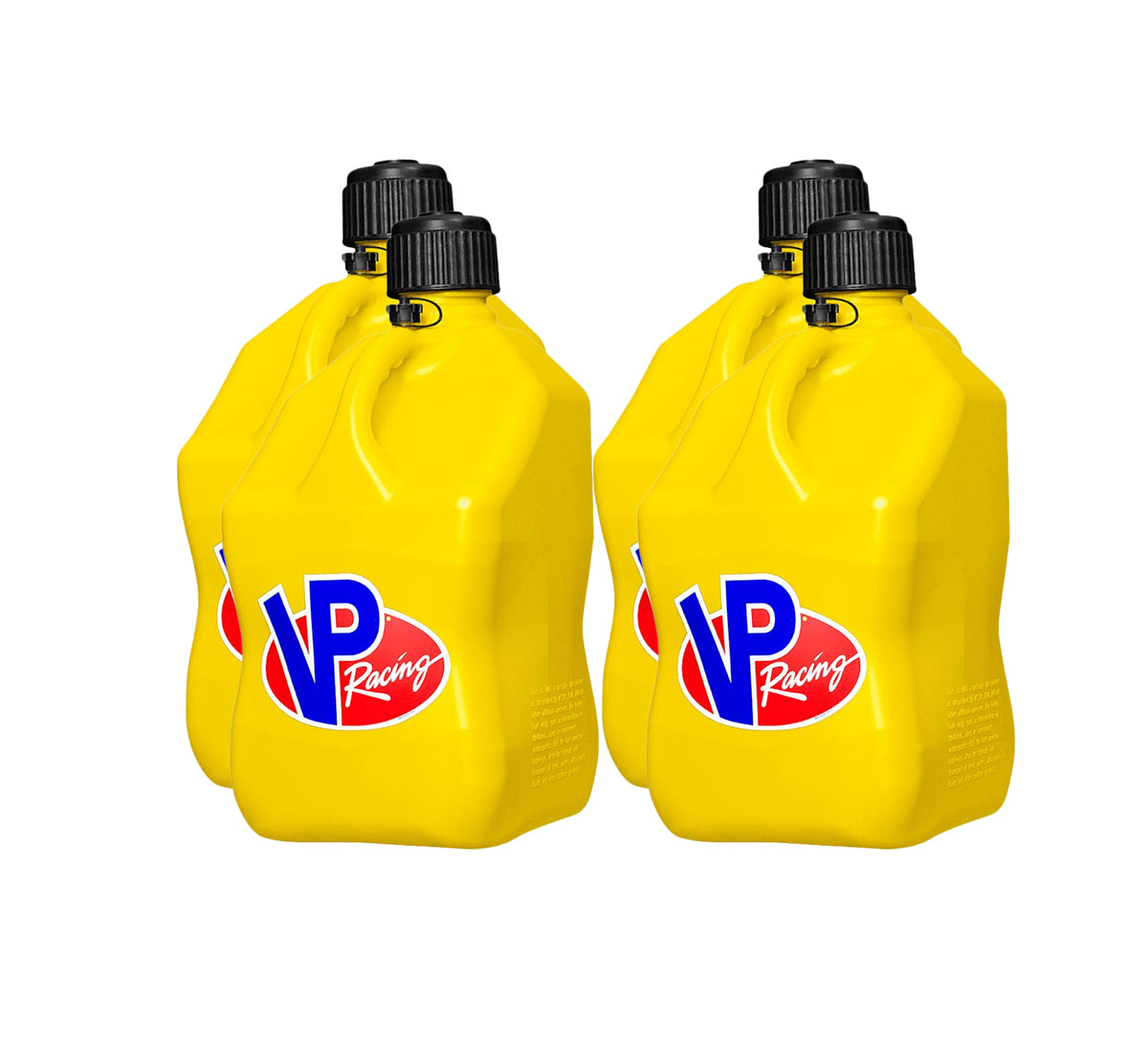 Bidon sports motorisés 20,8 L jaune carré (lot de 4)