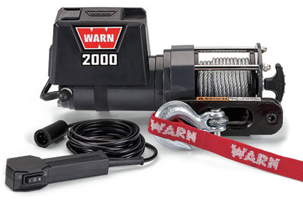 Treuil DC2000 2000lb avec guide-câble à fente