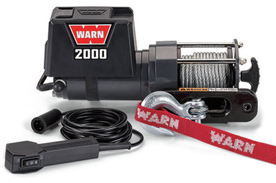 Treuil DC2000 2000lb avec guide-câble à fente