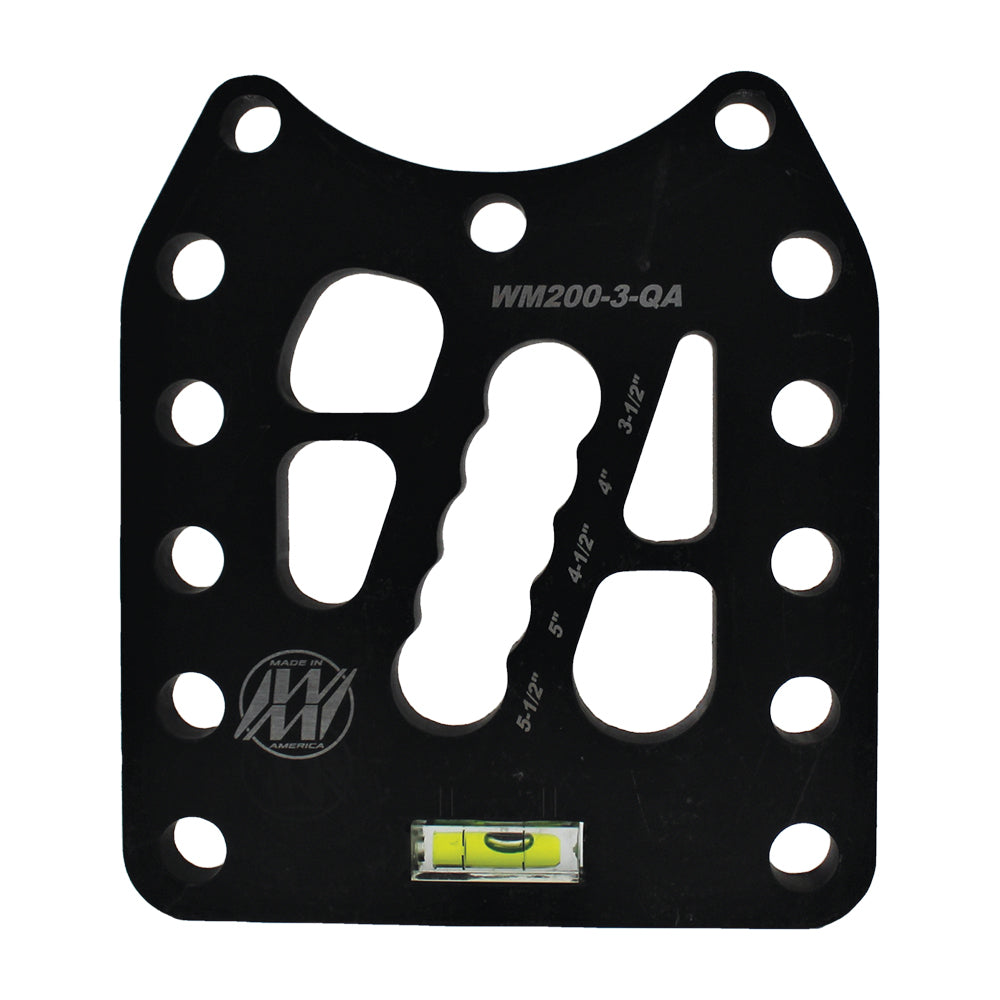 Plaque d'amortisseur en acier simple cisaillement, chute de 7 po