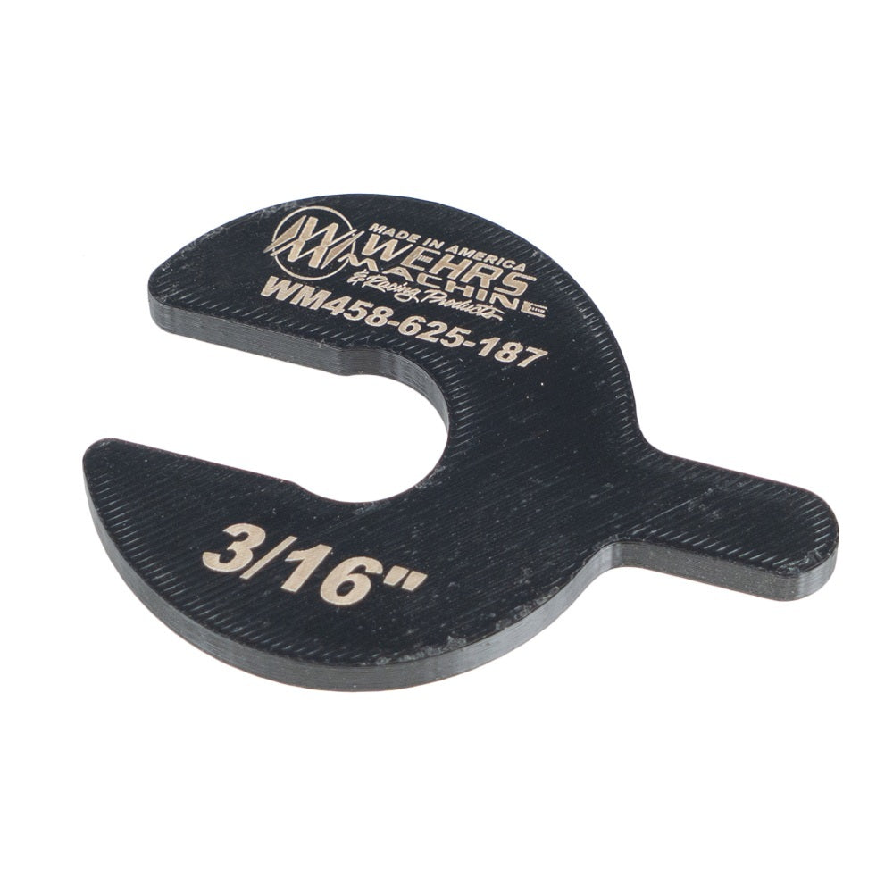 Cale d'appui de butée 3/16 po plastique