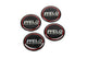 Autocollant pour cabochon central de jante Weld (lot de 4)