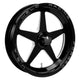 15x3.5 Aluma Star 2.0 Montage de broche Strange Noir