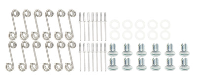 Kit de réparation Cache-boue 12 Dzus et 12 rondelles