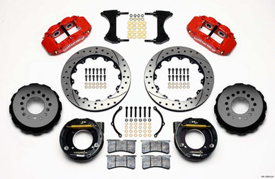Kit de frein arrière pour GM C10 P/U 67-72, étrier rouge