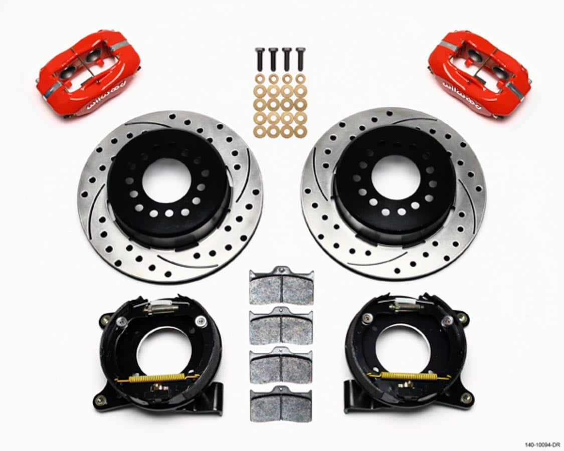 Kit de frein arrière pour GM C10 P/U 63-87, étrier rouge