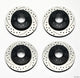 Rotor Kit Frt & Rear C2 C3 Corvette 1PC Rotor