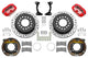 Brake Kit Rear Red FDP Drilled 11in GM G Body