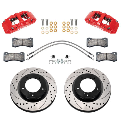 Front Brake Kit 07-15 Tundra Aero6 DM Drilled