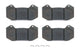 Brake Pad Set BP-40 6712 Forged DynaPro