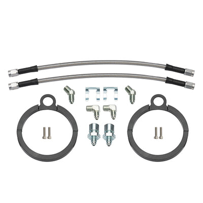 Kit Flexline 12po 3/8-24 à Patte de Fixation à 90 Degrés