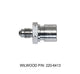 Raccord adaptateur -3AN vers M10X1.0 Acier Zingué
