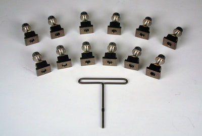Kit de boulons pour rotor dynamique 1/4-28 UNF 12 boulons avec écrou en T