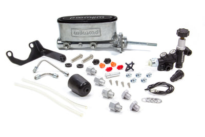 Kit maître-cylindre tandem en aluminium avec support et valve de dosage 7/8 po