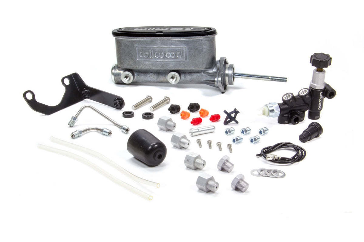 Kit tandem M/C alu avec support et valve de dosage 7/8 po
