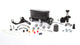 Kit M/C tandem en alu avec étrier et valve de proportionnement 15/16